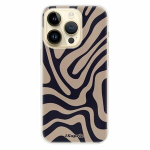Odolné silikonové pouzdro iSaprio - Zebra Black - iPhone 14 Pro obraz