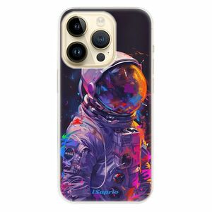 Odolné silikonové pouzdro iSaprio - Neon Astronaut - iPhone 14 Pro obraz