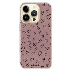 Odolné silikonové pouzdro iSaprio - Heart Dark - iPhone 14 Pro obraz