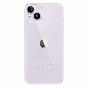 Odolné silikonové pouzdro iSaprio - čiré - Infinity - iPhone 14 Plus obraz