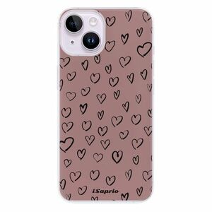 Odolné silikonové pouzdro iSaprio - Heart Dark - iPhone 14 obraz