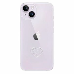 Odolné silikonové pouzdro iSaprio - čiré - Digital Love - iPhone 14 obraz
