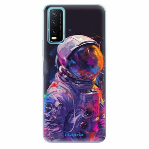 Odolné silikonové pouzdro iSaprio - Neon Astronaut - Vivo Y20s obraz