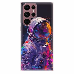 Odolné silikonové pouzdro iSaprio - Neon Astronaut - Samsung Galaxy S22 Ultra 5G obraz