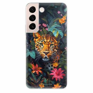 Odolné silikonové pouzdro iSaprio - Flower Jaguar - Samsung Galaxy S22+ 5G obraz