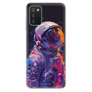 Odolné silikonové pouzdro iSaprio - Neon Astronaut - Samsung Galaxy A03s obraz
