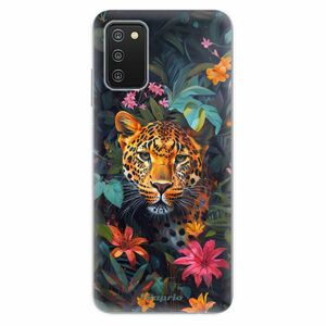 Odolné silikonové pouzdro iSaprio - Flower Jaguar - Samsung Galaxy A03s obraz