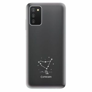 Odolné silikonové pouzdro iSaprio - čiré - Kozoroh - Samsung Galaxy A03s obraz