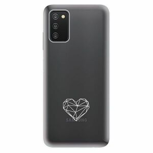 Odolné silikonové pouzdro iSaprio - čiré - Digital Love - Samsung Galaxy A03s obraz