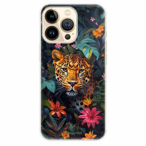 Odolné silikonové pouzdro iSaprio - Flower Jaguar - iPhone 13 Pro Max obraz