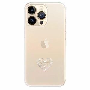 Odolné silikonové pouzdro iSaprio - čiré - Digital Love - iPhone 13 Pro Max obraz
