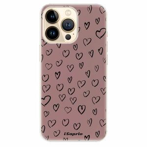 Odolné silikonové pouzdro iSaprio - Heart Dark - iPhone 13 Pro obraz