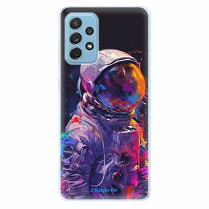 Odolné silikonové pouzdro iSaprio - Neon Astronaut - Samsung Galaxy A72 obraz