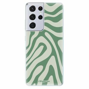 Odolné silikonové pouzdro iSaprio - Zebra Green - Samsung Galaxy S21 Ultra obraz