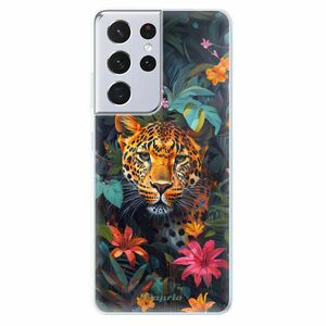 Odolné silikonové pouzdro iSaprio - Flower Jaguar - Samsung Galaxy S21 Ultra obraz
