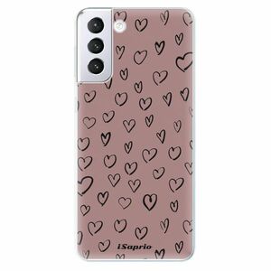 Odolné silikonové pouzdro iSaprio - Heart Dark - Samsung Galaxy S21+ obraz