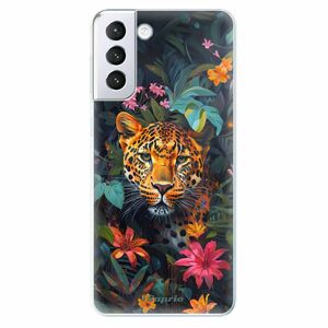 Odolné silikonové pouzdro iSaprio - Flower Jaguar - Samsung Galaxy S21+ obraz