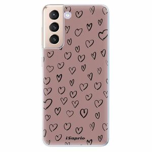 Odolné silikonové pouzdro iSaprio - Heart Dark - Samsung Galaxy S21 obraz