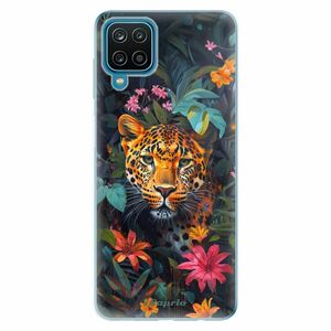 Odolné silikonové pouzdro iSaprio - Flower Jaguar - Samsung Galaxy A12 obraz