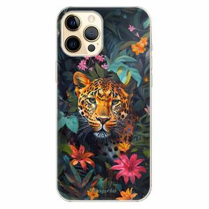 Odolné silikonové pouzdro iSaprio - Flower Jaguar - iPhone 12 Pro Max obraz