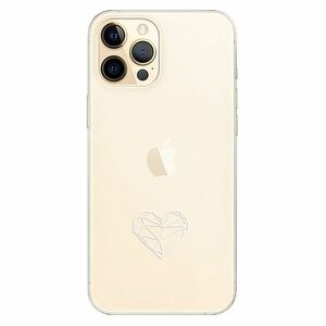 Odolné silikonové pouzdro iSaprio - čiré - Digital Love - iPhone 12 Pro Max obraz