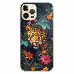 Odolné silikonové pouzdro iSaprio - Flower Jaguar - iPhone 12 Pro obraz