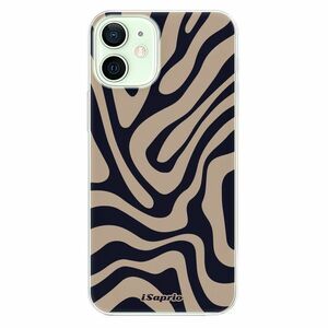 Odolné silikonové pouzdro iSaprio - Zebra Black - iPhone 12 mini obraz
