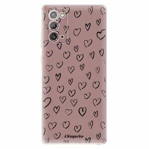 Odolné silikonové pouzdro iSaprio - Heart Dark - Samsung Galaxy Note 20 obraz