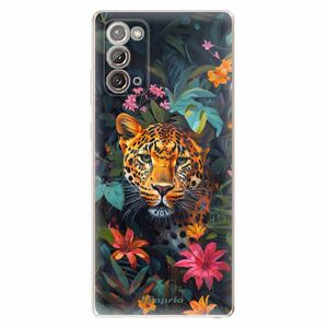 Odolné silikonové pouzdro iSaprio - Flower Jaguar - Samsung Galaxy Note 20 obraz