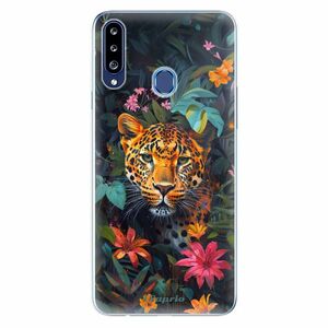 Odolné silikonové pouzdro iSaprio - Flower Jaguar - Samsung Galaxy A20s obraz