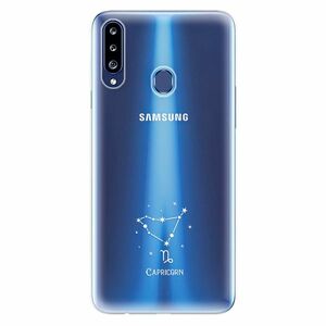 Odolné silikonové pouzdro iSaprio - čiré - Kozoroh - Samsung Galaxy A20s obraz