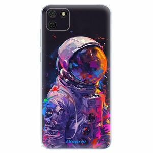 Odolné silikonové pouzdro iSaprio - Neon Astronaut - Huawei Y5p obraz