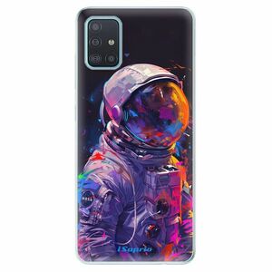 Odolné silikonové pouzdro iSaprio - Neon Astronaut - Samsung Galaxy A51 obraz