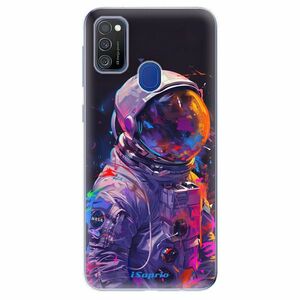 Odolné silikonové pouzdro iSaprio - Neon Astronaut - Samsung Galaxy M21 obraz