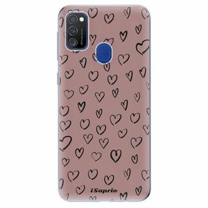 Odolné silikonové pouzdro iSaprio - Heart Dark - Samsung Galaxy M21 obraz