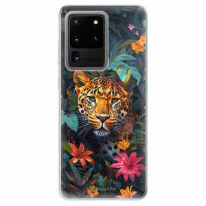 Odolné silikonové pouzdro iSaprio - Flower Jaguar - Samsung Galaxy S20 Ultra obraz