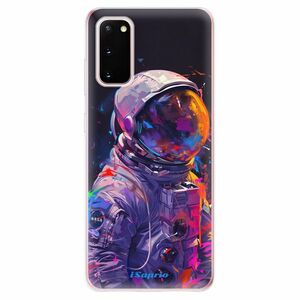 Odolné silikonové pouzdro iSaprio - Neon Astronaut - Samsung Galaxy S20 obraz