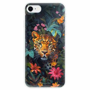 Odolné silikonové pouzdro iSaprio - Flower Jaguar - iPhone SE 2020 obraz