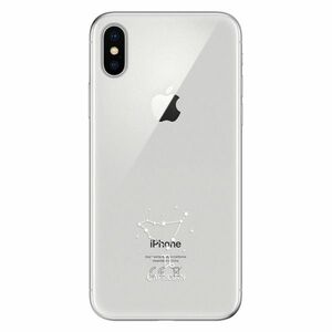 Odolné silikonové pouzdro iSaprio - čiré - Kozoroh - iPhone X obraz