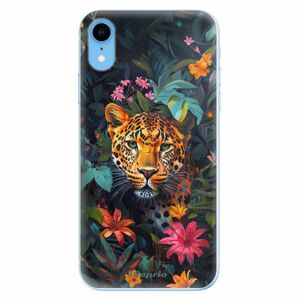 Odolné silikonové pouzdro iSaprio - Flower Jaguar - iPhone XR obraz