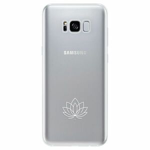 Odolné silikonové pouzdro iSaprio - čiré - Lotos - Samsung Galaxy S8 obraz