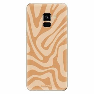 Odolné silikonové pouzdro iSaprio - Zebra Orange - Samsung Galaxy A8 2018 obraz