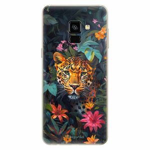 Odolné silikonové pouzdro iSaprio - Flower Jaguar - Samsung Galaxy A8 2018 obraz
