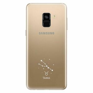 Odolné silikonové pouzdro iSaprio - čiré - Býk - Samsung Galaxy A8 2018 obraz