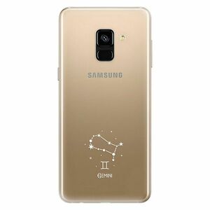 Odolné silikonové pouzdro iSaprio - čiré - Blíženci - Samsung Galaxy A8 2018 obraz