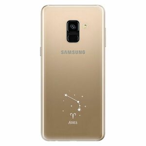 Odolné silikonové pouzdro iSaprio - čiré - Beran - Samsung Galaxy A8 2018 obraz