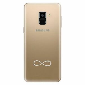 Odolné silikonové pouzdro iSaprio - čiré - Infinity - Samsung Galaxy A8 2018 obraz