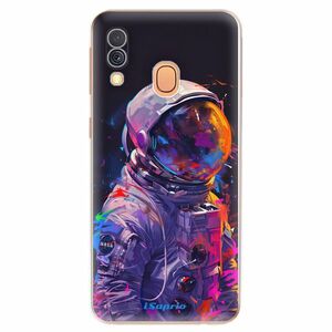 Odolné silikonové pouzdro iSaprio - Neon Astronaut - Samsung Galaxy A40 obraz