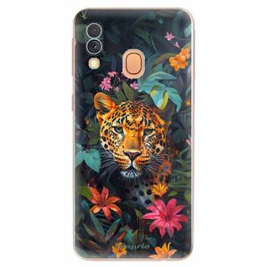Odolné silikonové pouzdro iSaprio - Flower Jaguar - Samsung Galaxy A40 obraz