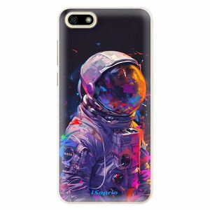 Odolné silikonové pouzdro iSaprio - Neon Astronaut - Huawei Y5 2018 obraz